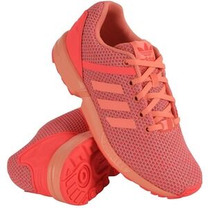 Adidas Originals ZX Flux Split K Sneakers Sun Glow Unisex Kids Size 6.5 (AQ6292)